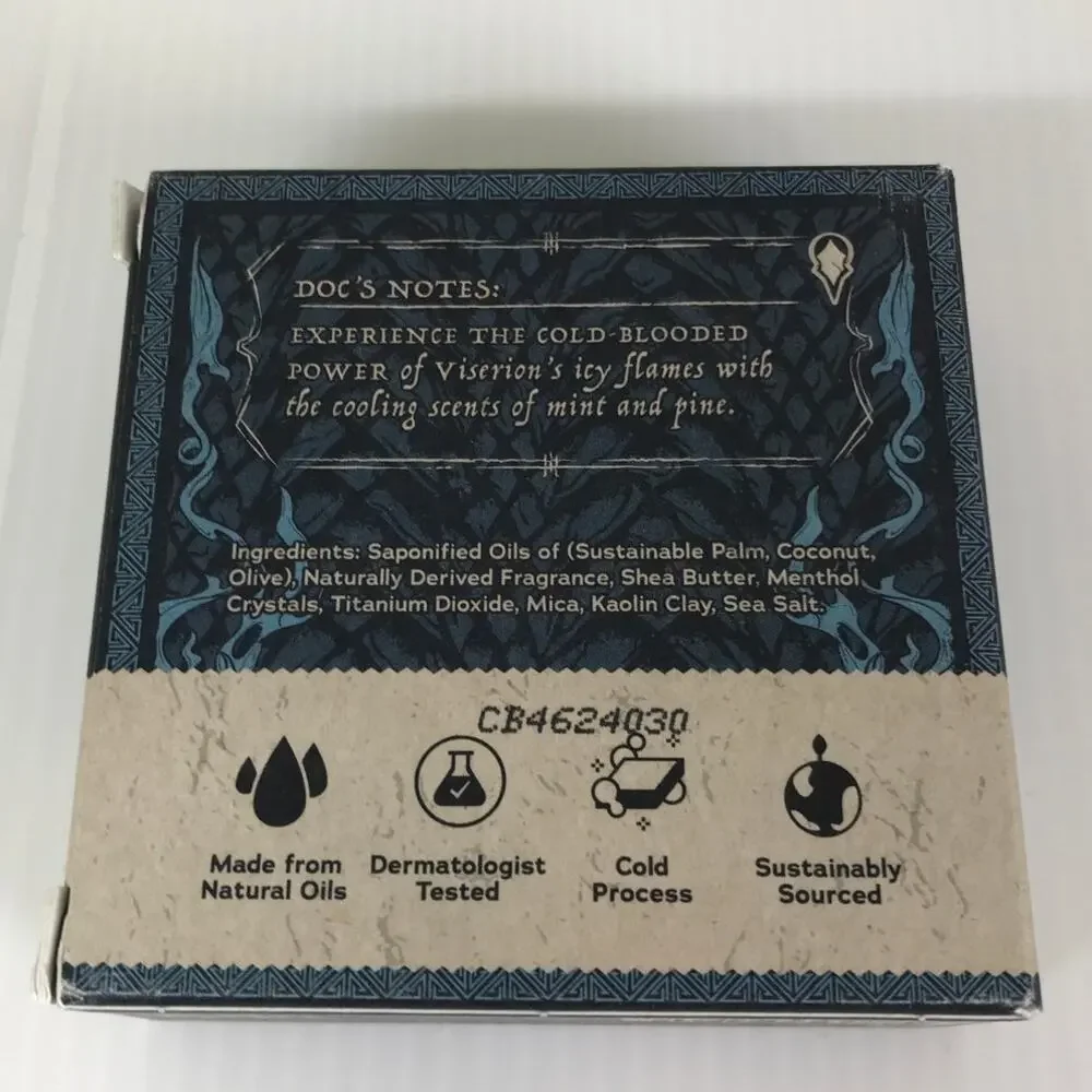 NWT Dr. Squatch Limited Edition Viserion’s Freeze Men Natural Soap 5oz